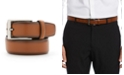 Perry Ellis Portfolio Men's Leather Dress Belt